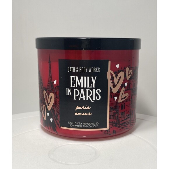Bath & Body Works Other - Bath & Body Works Emily in Paris "Paris Amour" 3-Wick Candle 14.5 oz New
